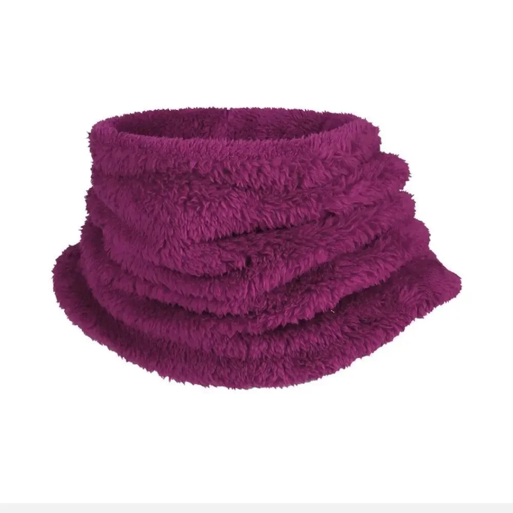 Winter Fleece Neck Warmer Gaiter Half Face Mask Men Women Windproof Ski Bandana